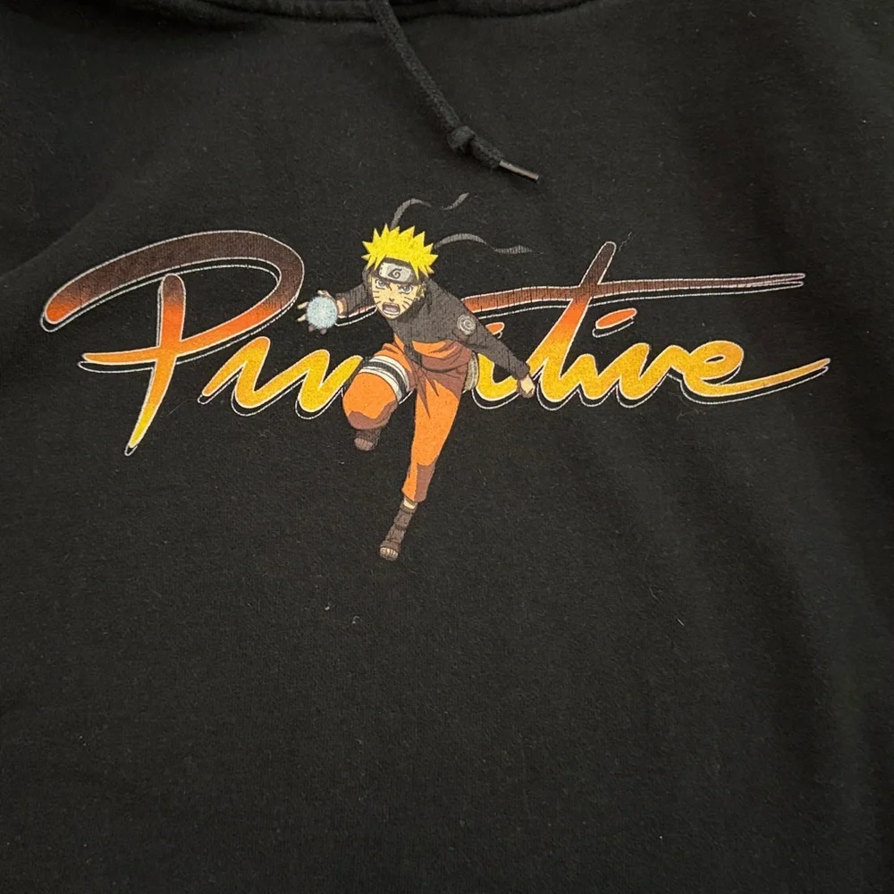 Primitive Skateboard Naruto Shippuden Anime Black Hoodie Size Men’s XL - Picture 2 of 5